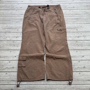 Mode Kelso Fashion Cargo Pants Women's Medium Brown Wide Leg Baggy Fit Utility